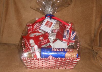 Basket with lots of goodies