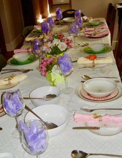 pastel table