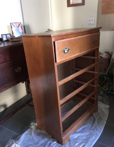 Chest of drawers with with drawers removed