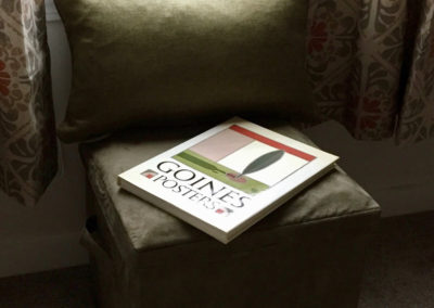 Book on chair