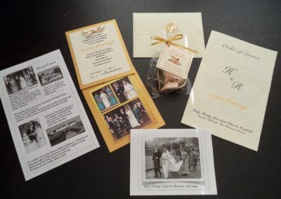 Wedding stationery