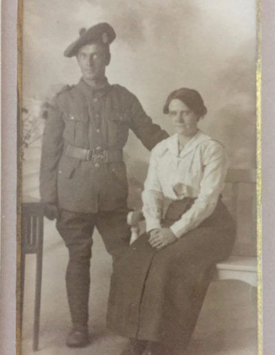 Soldier with wife
