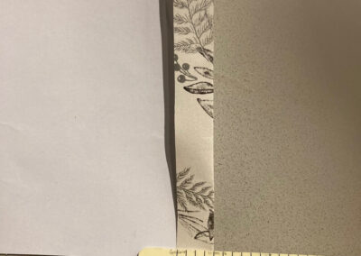 Ruler and strip of paper